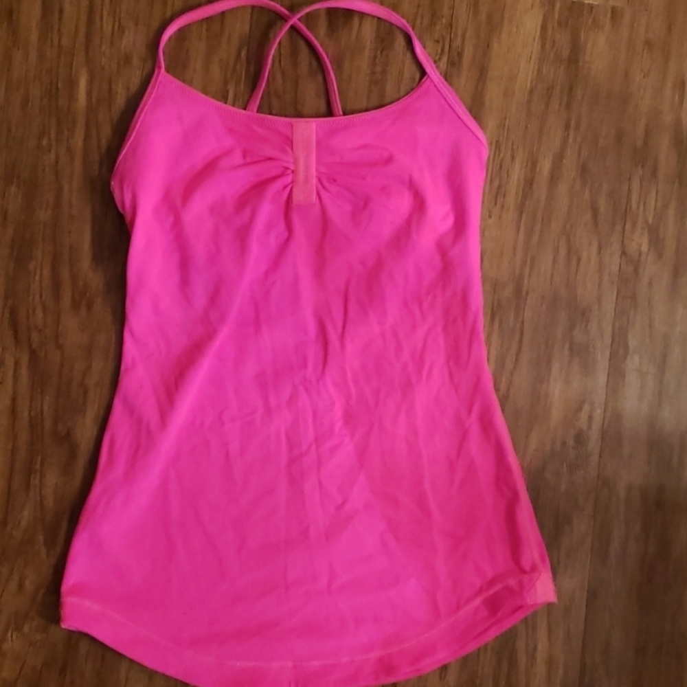 Lululemon tank - bright pink